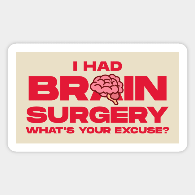 brain surgery Sticker by AsKartongs